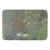 Farm Garden med solblommor av Gustav Klimt