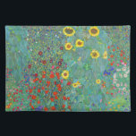 Farm Garden med solblommor av Gustav Klimt Bordstablett<br><div class="desc">Besök min butik om du vill ha mer intressant design och fler valmöjligheter för färg => zazzle.com/colorfulworld*</div>