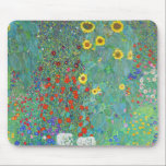 Farm Garden med solblommor av Gustav Klimt Musmatta<br><div class="desc">Besök min butik om du vill ha mer intressant design och fler valmöjligheter för färg => zazzle.com/colorfulworld*</div>