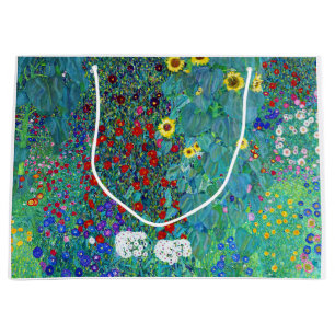 Farm Garden med solblommor, Gustav Klimt