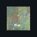 Farm Garden med solblommor - Gustav Klimt Canvastryck<br><div class="desc">Farm Garden med solblommor av Gustav Klimt.</div>