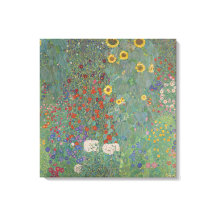 Farm Garden med solblommor - Gustav Klimt