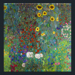 Farm Garden med solblommor | Gustav Klimt | Fototryck<br><div class="desc">Farm Garden med solblommor är en 1907-målning av Gustav Klimt.</div>