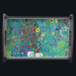 Farm Garden med solblommor, Gustav Klimt Frukostbricka<br><div class="desc">Gustav Klimt (14 juli, 1862 - 6 februari 1918) var en österrikisk symbolmålare och en av de mest framstående medlemmarna i Wien Secession-rörelsen. Klimt noteras för målningar, murar, skisser och andra föremål d'art. Förutom hans verk, som innefattar anklagelser och porträtt, målade han upp landskap. Klimt var bland konstnärer från Wienutträdet...</div>