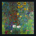 Farm Garden med solblommor | Gustav Klimt | Poster<br><div class="desc">Farm Garden med solblommor är en 1907-målning av Gustav Klimt.</div>