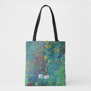 Farm Garden med solblommor, Gustav Klimt Tygkasse