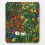 Farm Garden med solblommor Musmatta<br><div class="desc">Gustav Klimts berömd,  Farm Garden med solblommor.</div>
