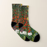 Farm Garden med solblommor Strumpor<br><div class="desc">Gustav Klimts berömd,  Farm Garden med solblommor.</div>
