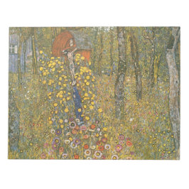 Farm Garden With Crucifix (av Gustav Klimt) Anteckningsblock
