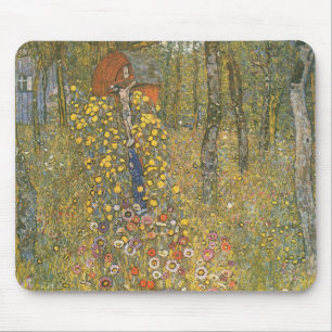 Farm Garden With Crucifix (av Gustav Klimt) Musmatta