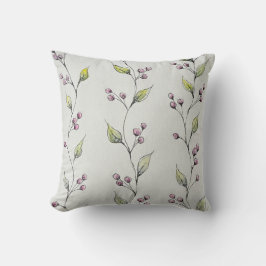 Farm Girl Artistry Berry och Löv Dekorativ kudde