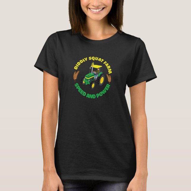 Farm Girl Farm Boy som Kärlek Tractor Grisar Herd T Shirt (Framsida)