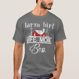 Farm Girl Makfe Mamma Chef Shirt Funny Farming Gif T