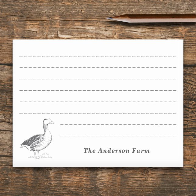 Farm Goose Post-it Block (Farm Goose Post-it Notes)