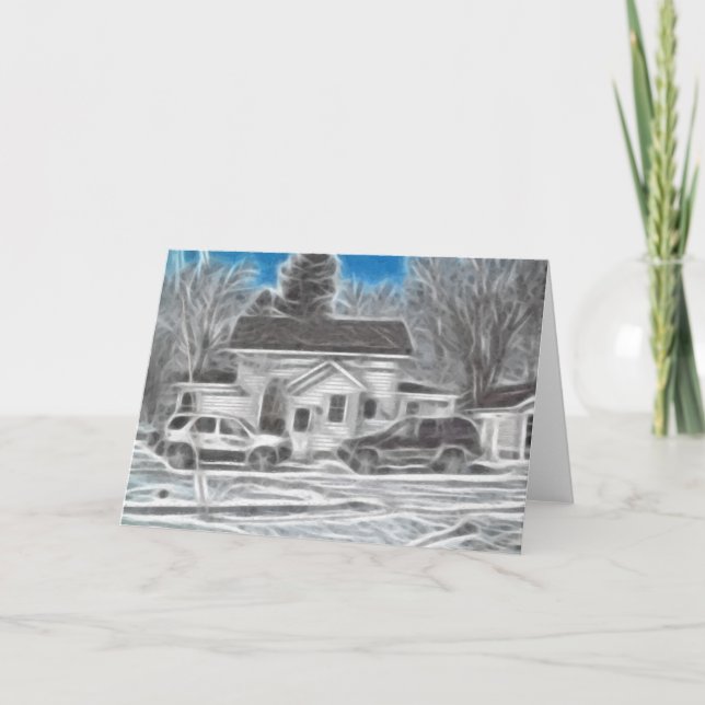 Farm House 3 Enhanced Oil Helgkort (Framsida)