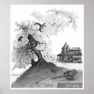 "Farm House", av Jeff Camden Poster