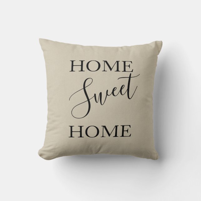Farm house Hemsött hem faux linen Kudde (Framsida)