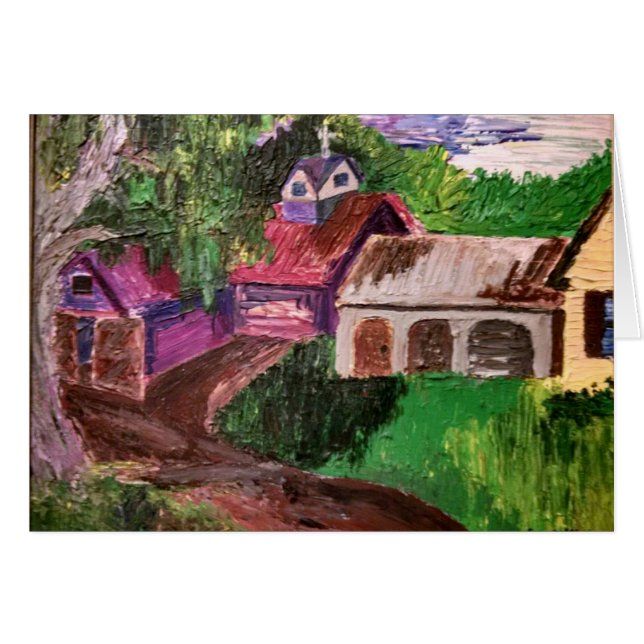 Farm House in VT. OBS Kort (Framsidan Horizontal)