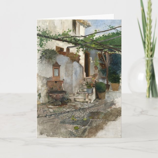 Farm Insida från södra Spanien | Hugo Birger Kort (Framsida)