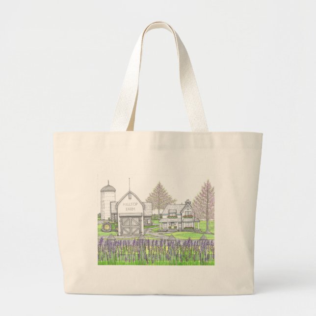 Farm Jumbo Tote Bag Jumbo Tygkasse (Framsidan)