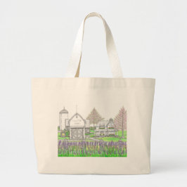 Farm Jumbo Tote Bag Tygkasse