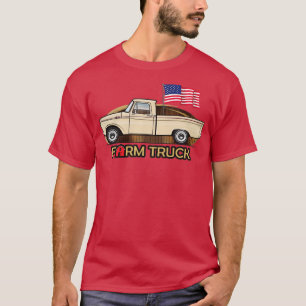 Farm Lastbil Tan T Shirt