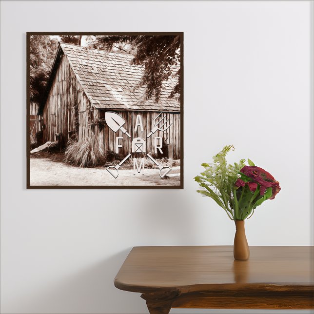 Farm Life Antique Barn Poster (Skapare uppladdad)