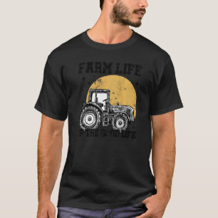 Farm Life Graphic Agriculture Farmer T Shirt
