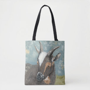 Farm Life-Grått Goat Tygkasse