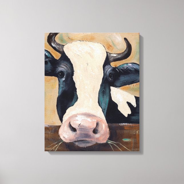 Farm Life - Gunther the Cow Canvastryck (Framsida)