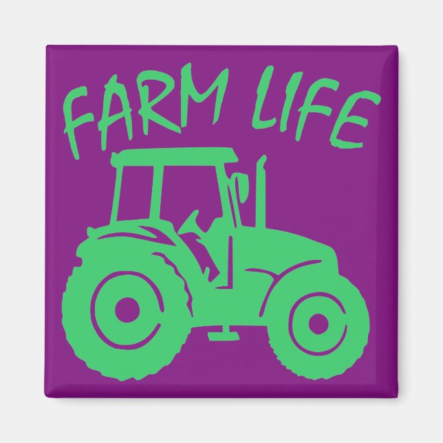 Farm Life-traktor #USAPatriotGraphics © Magnet (Framsidan)