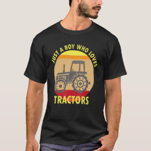 Farm Lifestyle Bara en pojke som Kärlek Trtors Kid T Shirt