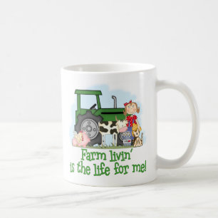 Farm Livin' (flicka) Kaffemugg