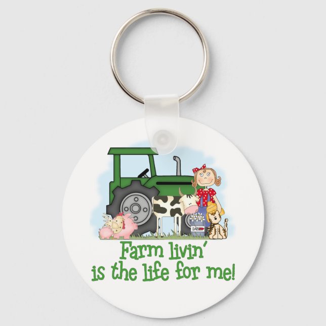 Farm Livin' (flicka) Nyckelring (Framsida)