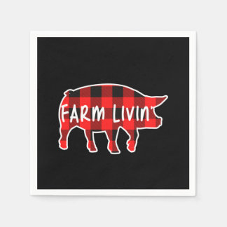Farm Livin Gris Famer Gris Animals Animal Fält Gif Pappersservett
