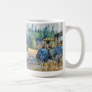 Farm Machinery, Tractor, Back-Hoe, Farm Fordon Kaffemugg