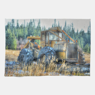 Farm Machinery, Tractor, Back-Hoe, Farm Fordon Kökshandduk