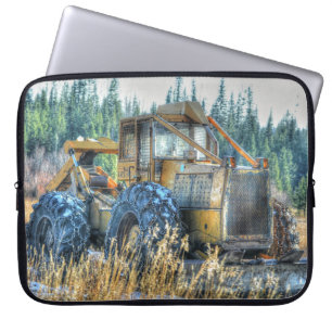 Farm Machinery, Tractor, Back-Hoe, Farm Fordon Laptop Sleeve