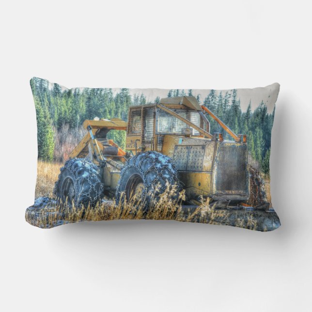 Farm Machinery, Tractor, Back-Hoe, Farm Fordon Lumbarkudde (Framsida)