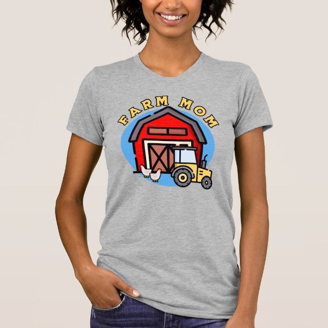 Farm Mamma T Shirt (Framsida)