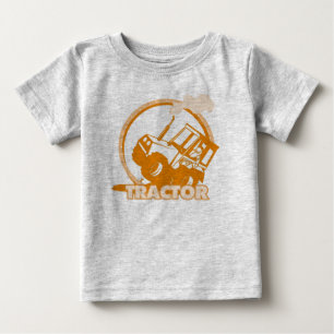 Farm-maskiner för orange av traktor t-shirt