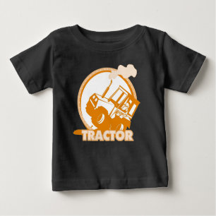 Farm-maskiner för orange av traktor t-shirt