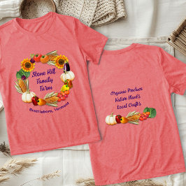 Farm Namn producerar grönsaker T Shirt