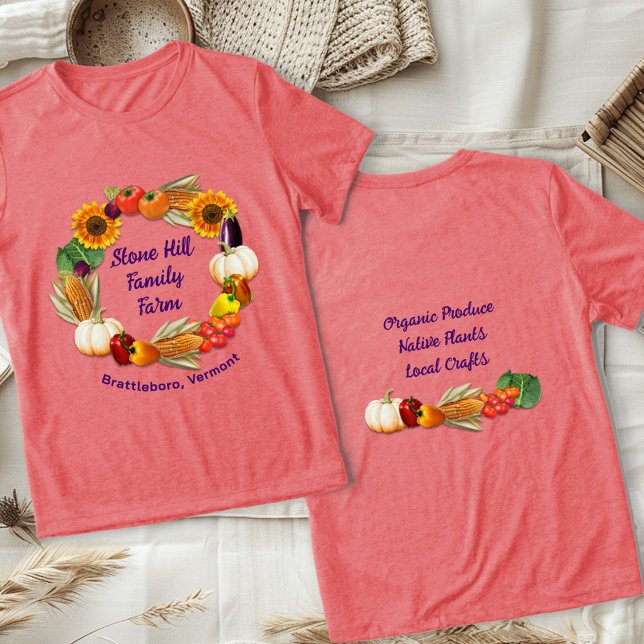 Farm Namn producerar grönsaker T Shirt (Skapare uppladdad)