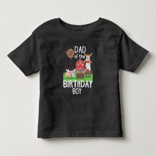 Farm Pappa Birthday Boy Mor Djurälskande Kid T Shirt