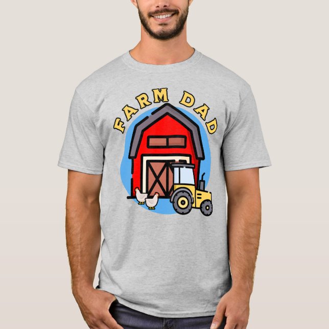 Farm Pappa T Shirt (Framsida)
