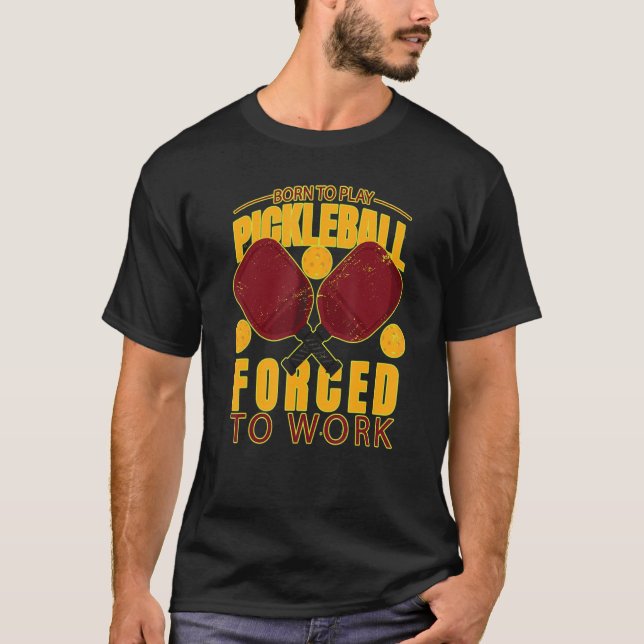 Farm Pickleball Cornhole Bonfire Tailgating T Shirt (Framsida)