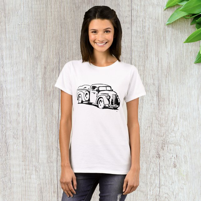 Farm Pickup Womens T-Shirt (Skapare uppladdad)