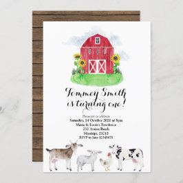 Farm Pojkdag Inbjudningar