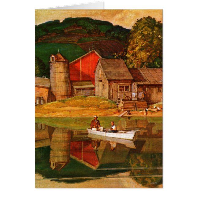 Farm Pond Ligcape by Mead Schaeffer OBS Kort (Framsidan)